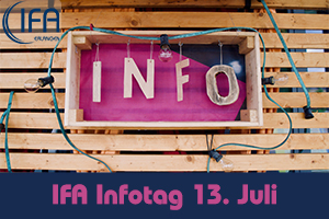 Zum Artikel "IFA Infotag am 13. Juli 2024"